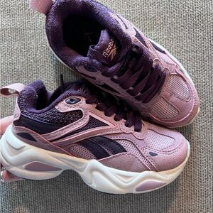 Reebok Kids Pink and Purple Chunky Sneakers